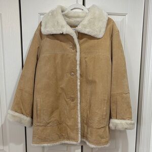 Tan Shearling Women's Jacket